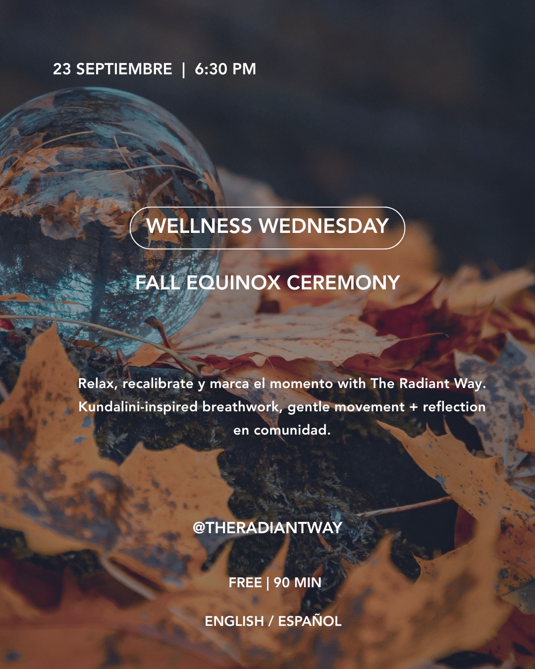 Koti Condesa September 23 2026 Fall Equinox Ceremony flyer artwork